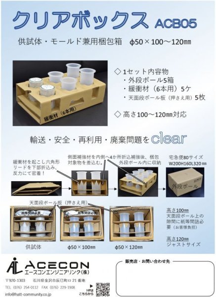 画像5: クリアセット　ACM0510-6本　+　クリアボックス1箱　運賃別途 (5)